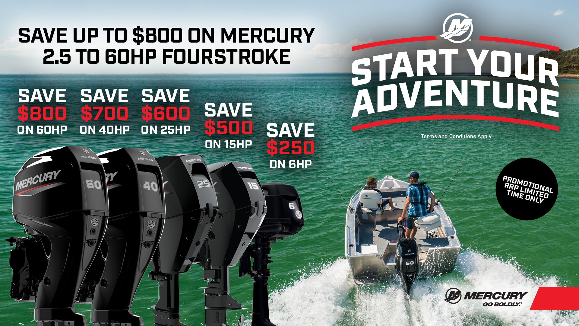 Mercury - 2.5-60hp - Start your Adventure