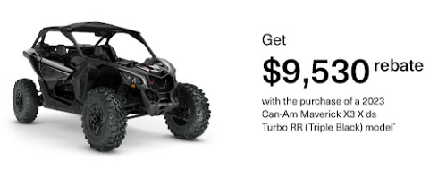 22/23 Model Year Runout Can-Am Maverick Models Sales Event